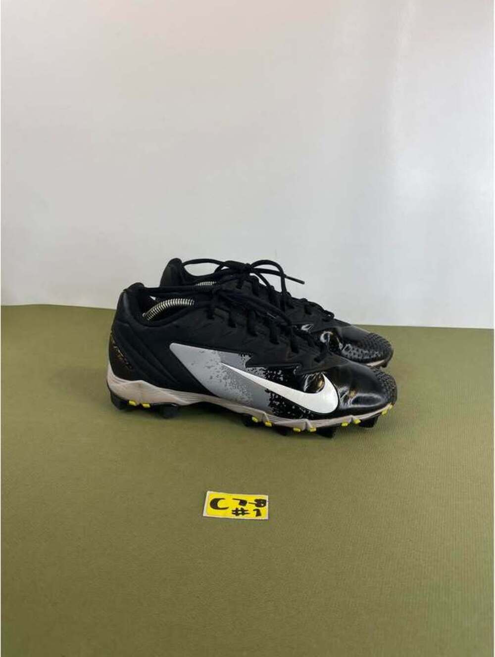 Nike Vapor Ultrafly Keystone Baseball Cleats Black White Size 7 M 852688-017